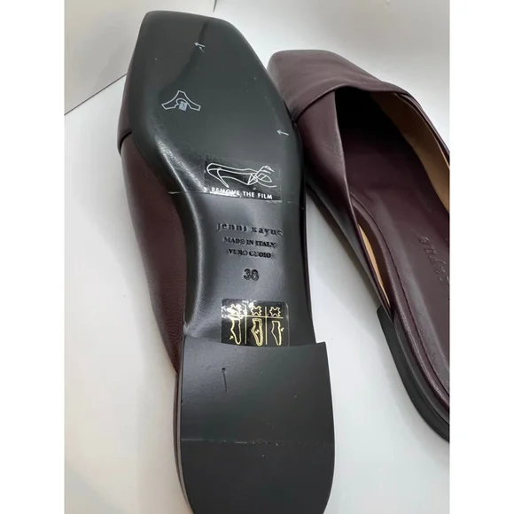 NWOB Jenni Kayne Mia Mule Bordeaux 38/8 - Picture 7 of 9